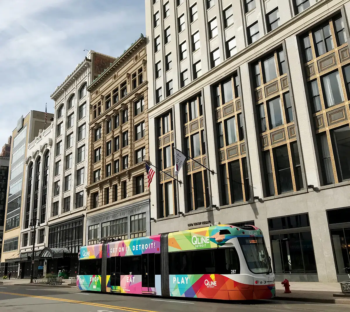 Detroit's streetcar, the QLine