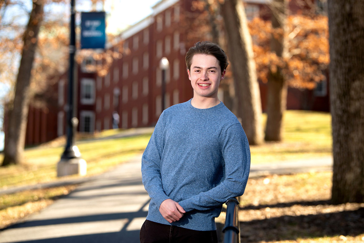 Matt McMullen on Bucknell campus