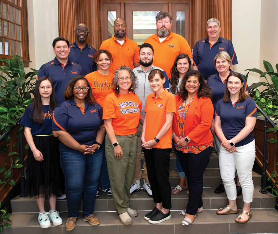 group of Bucknell's admissions recruiters