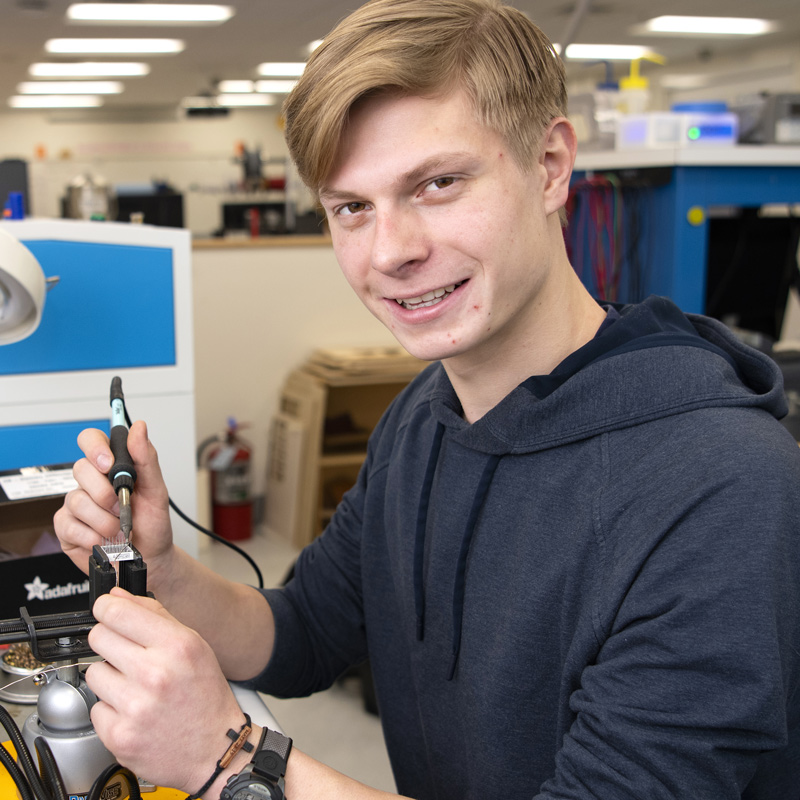 Jack Casturo soldering