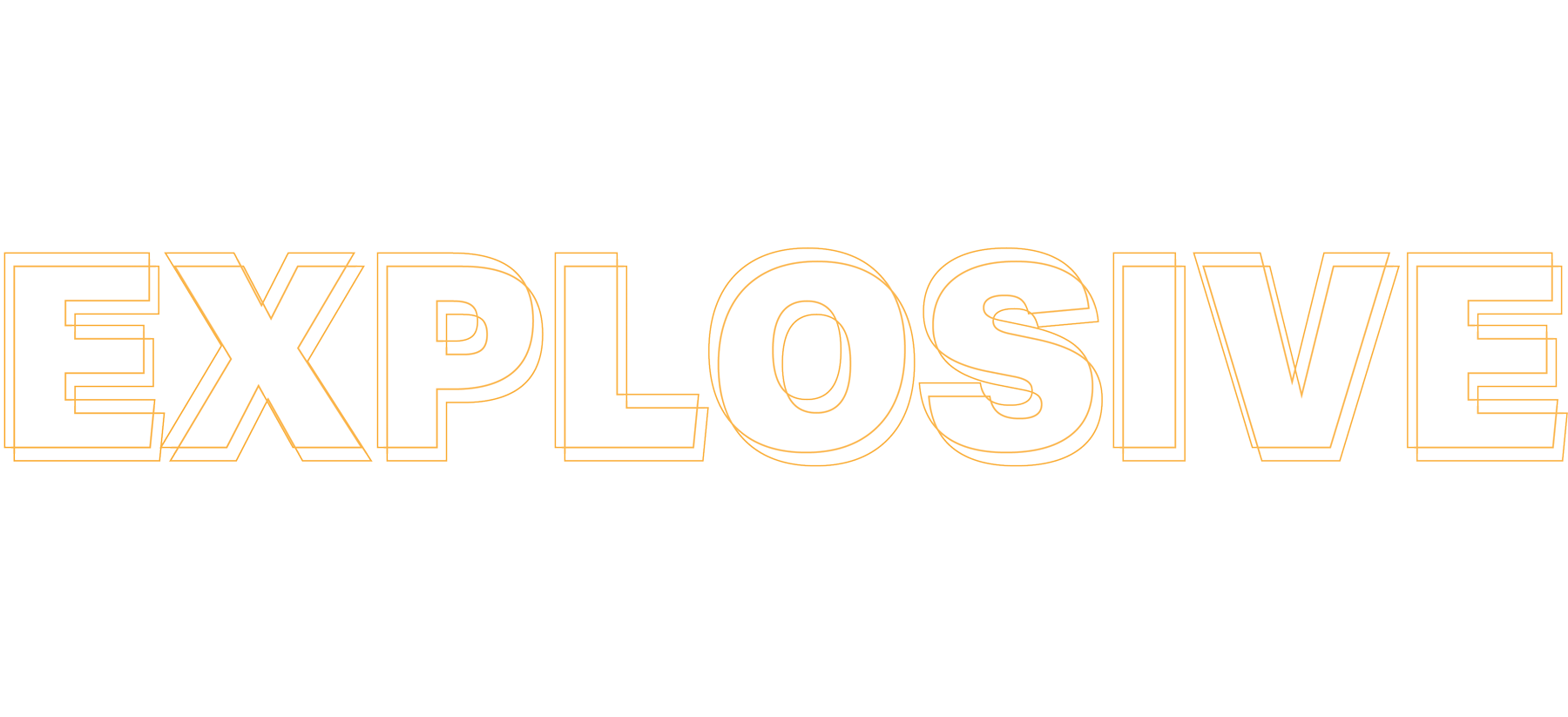 An Explosive Revelation typographic title