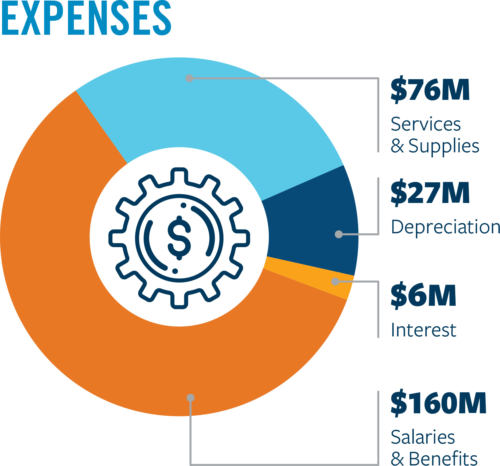Expenses pie chart