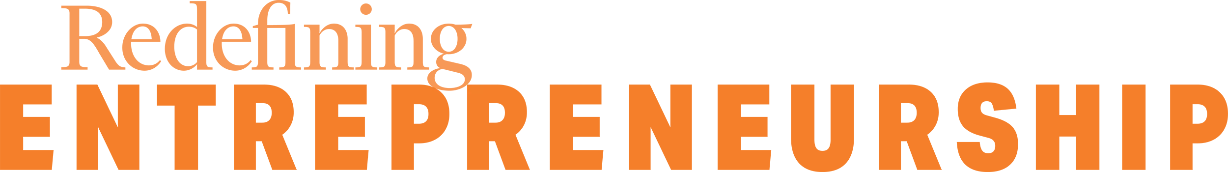 Redefining Entrepreneurship title