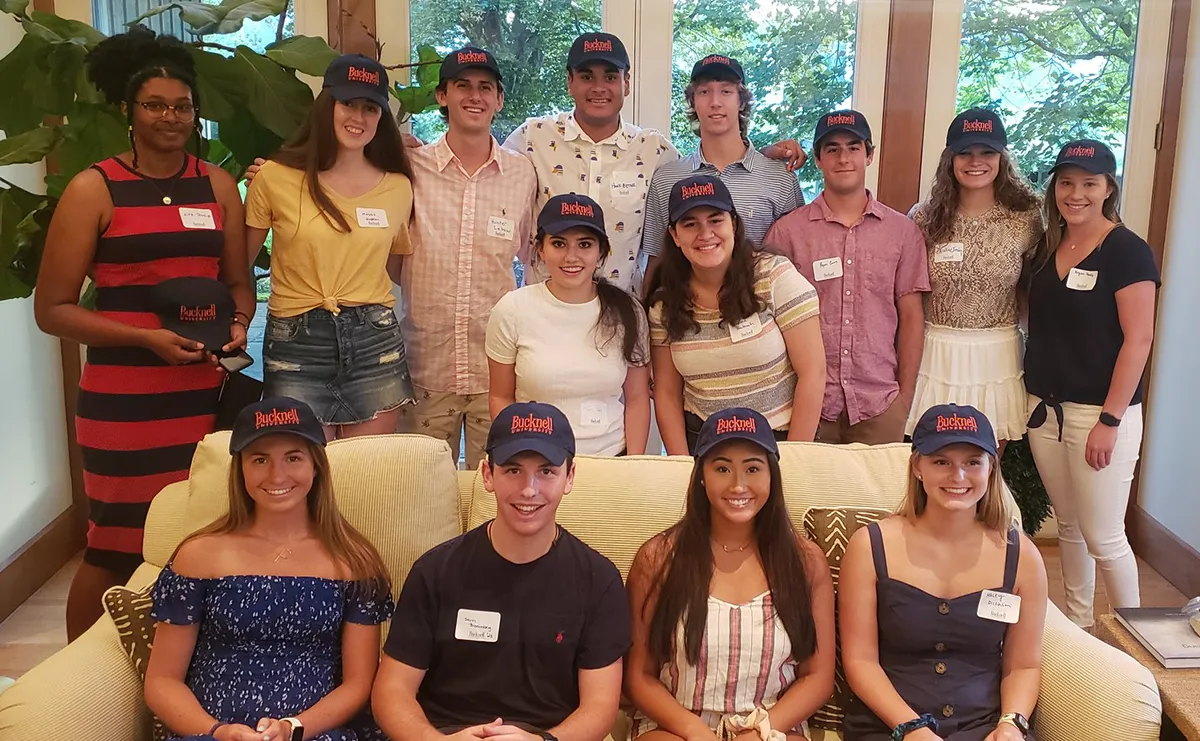 members of the Class of 2023 gathered for a photo