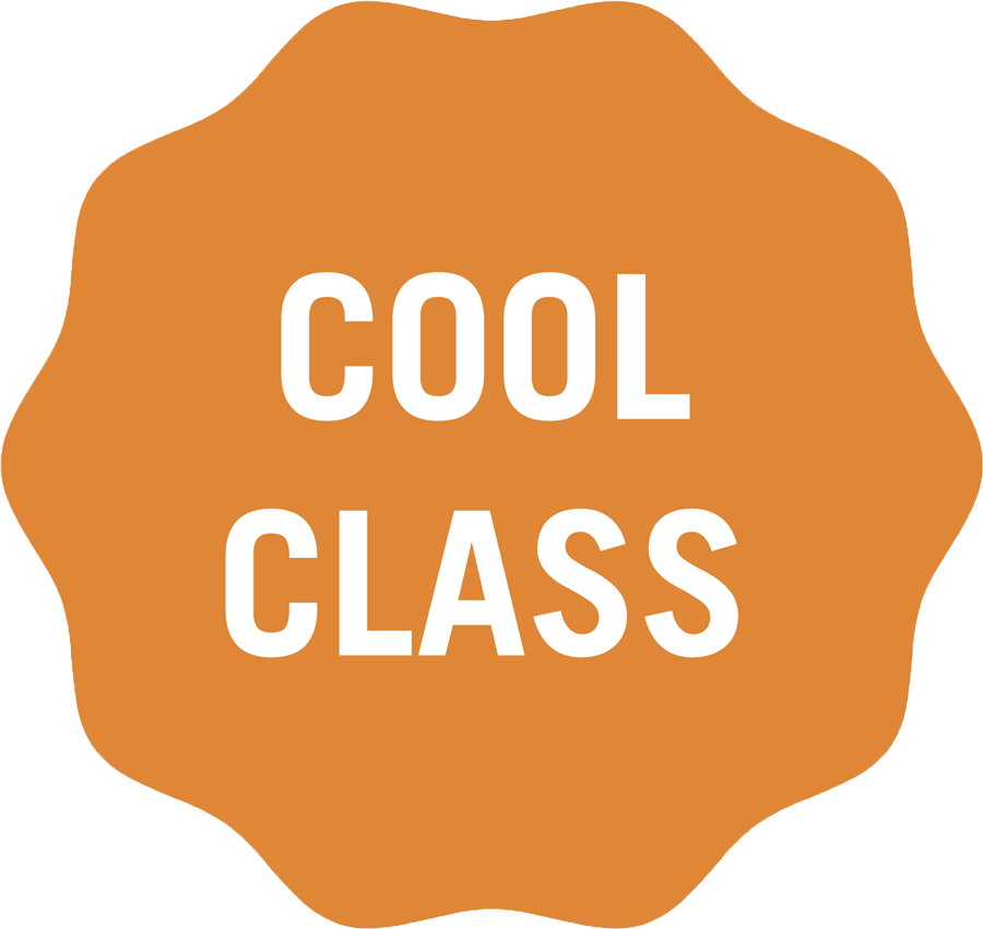 cool class orange icon
