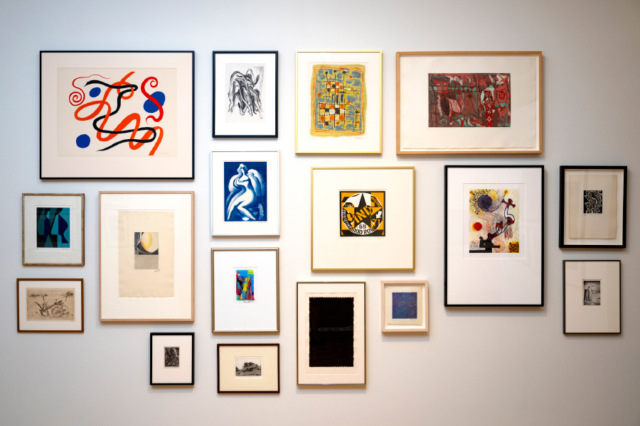 Samek Art Museum gallery wall