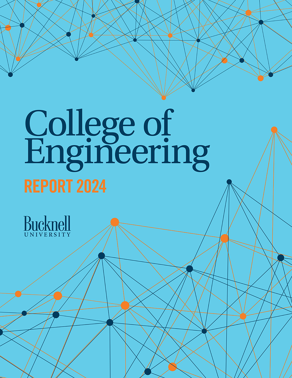 Bucknell College of Engineering Report 2024 cover