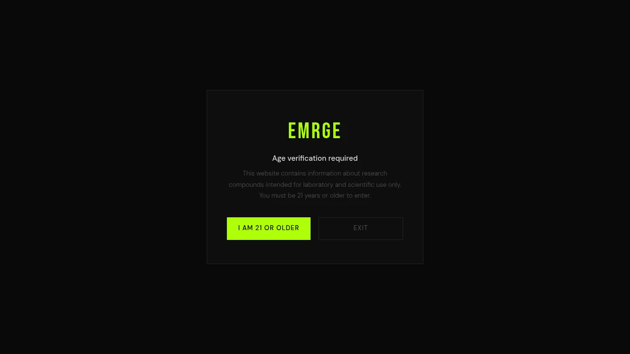 Screenshot of Emrge Labs LLC website