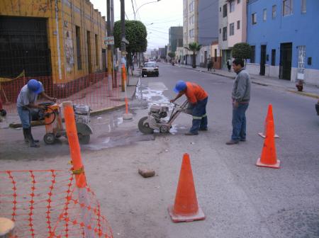 Corte de Pavimento
