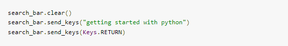Selenium Tests with Python -6