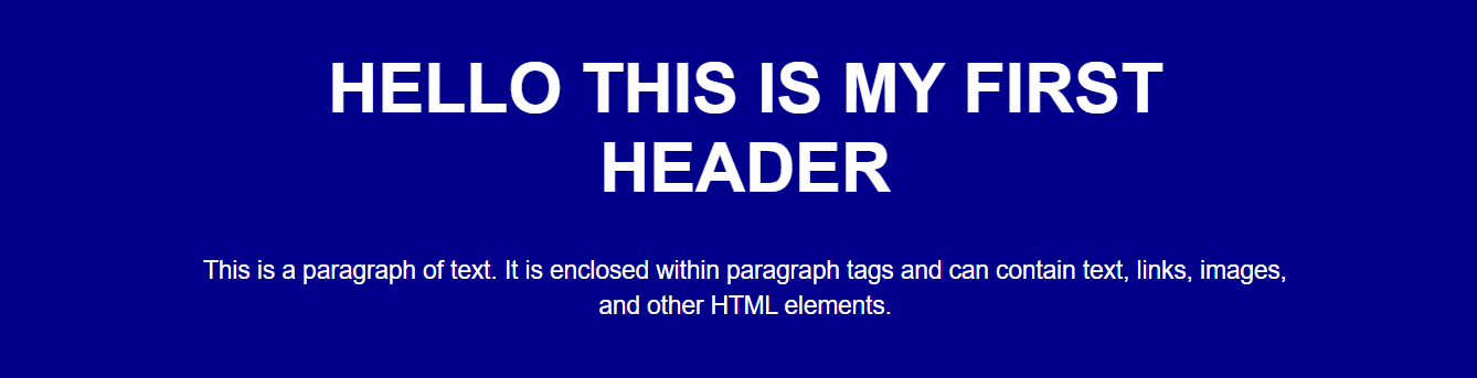 Header Background: Output