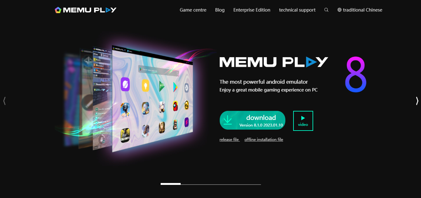 Android Emulator for PC- MEmu Play