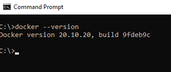 To verify configuration -Command Prompt