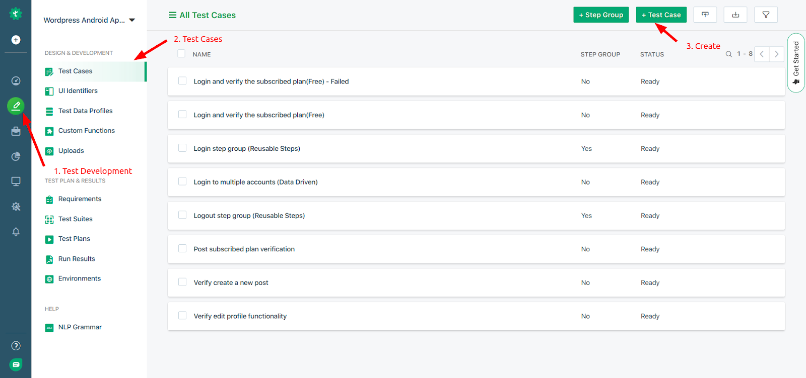 Integration Testing-create Test Cases