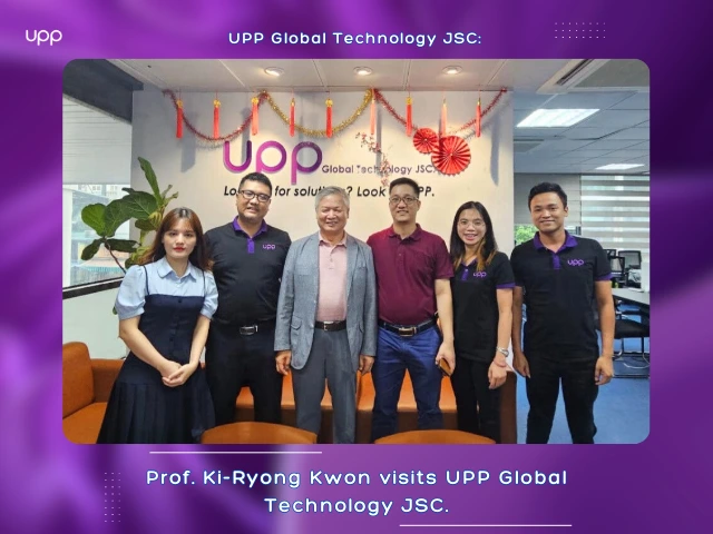 Prof. Ki-Ryong Kwon Visits UPP Global Technology JSC to Foster Collaboration