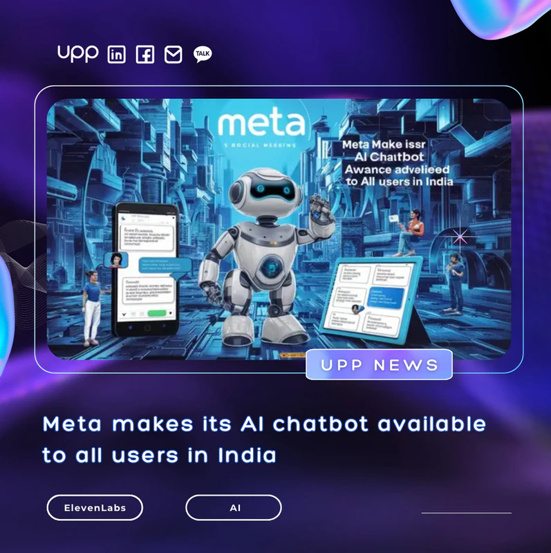 Meta makes its AI chatbot available to all users in India