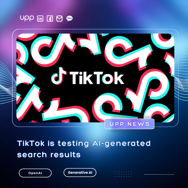 TikTok is testing AI-generated search results