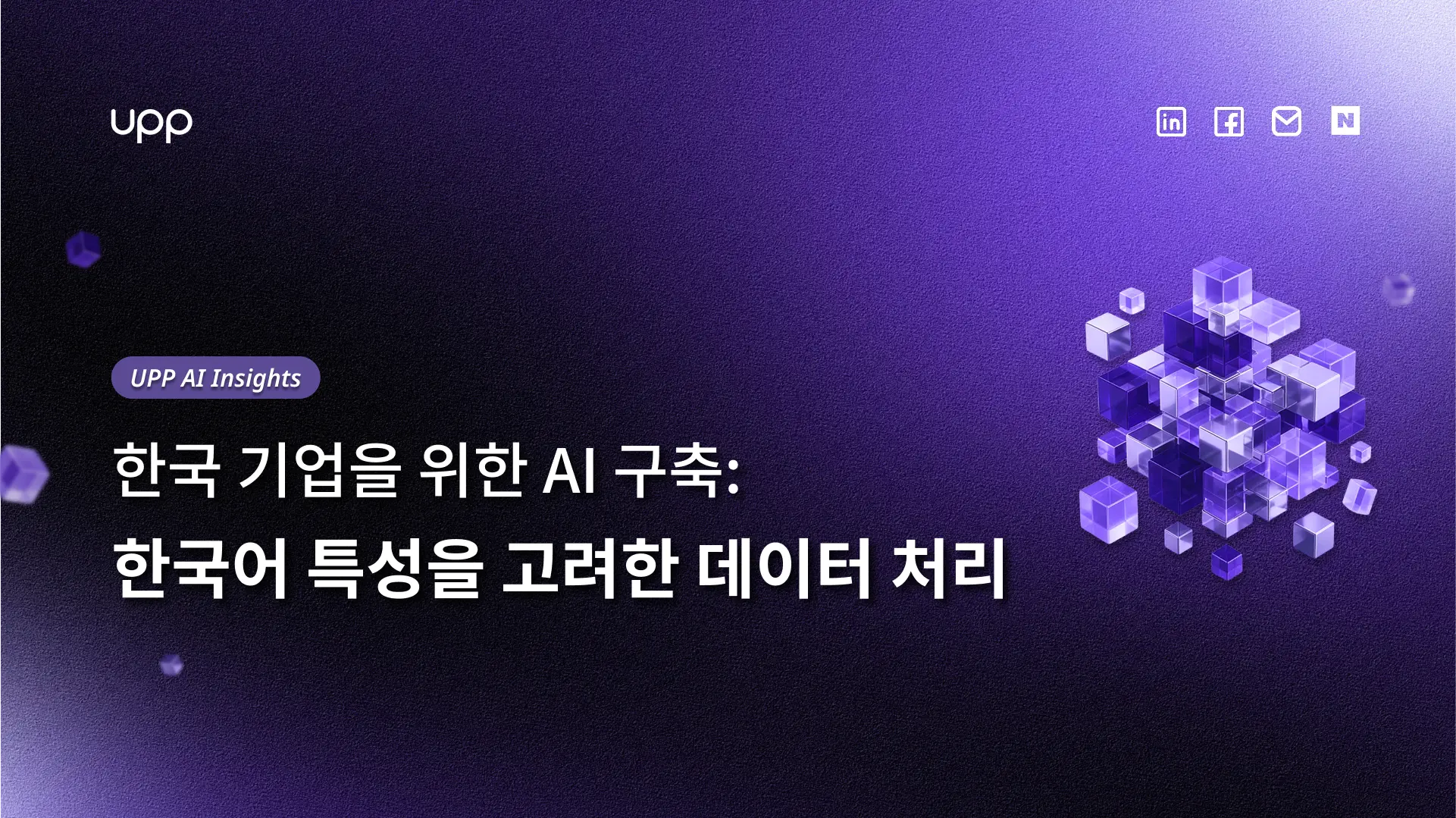 한국 기업의 AI 구축: 한국어 특성을 고려한 데이터 처리