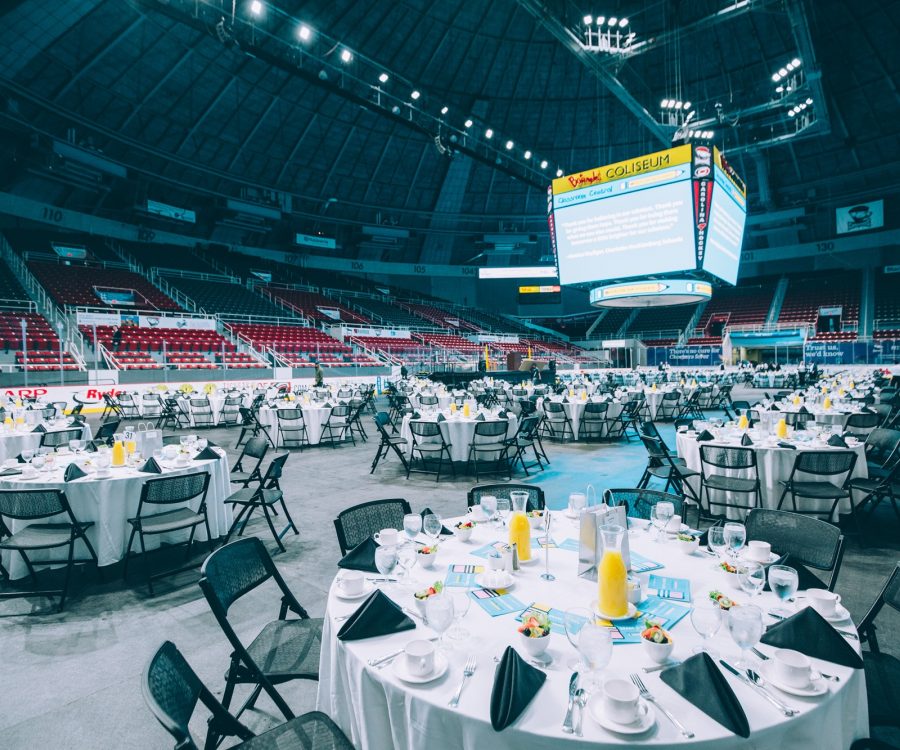 Full-service, in-house catering options