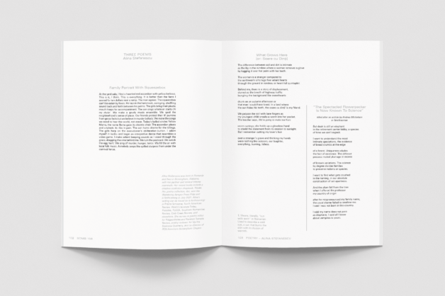 Three Poems By Alina Stefanescu Three Poems By Alina Stefanescu
