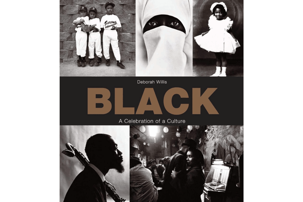 Six black and white photographs of Black people on the cover of a book.