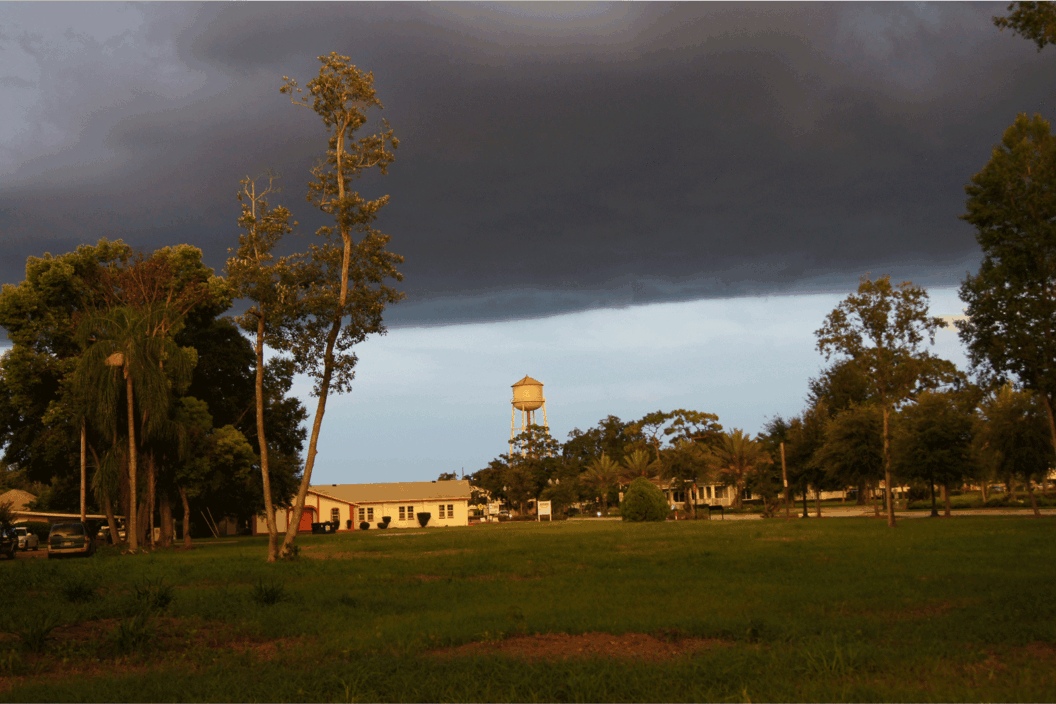 Color photograph of a landscape.
