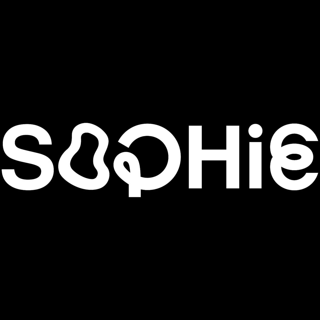 1500 SOPHIE logo white text on black background