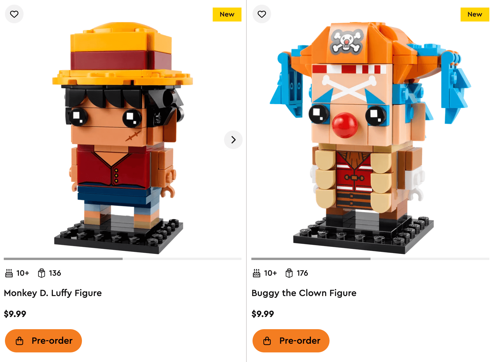 Lego One Piece LEGO BrickHeadz