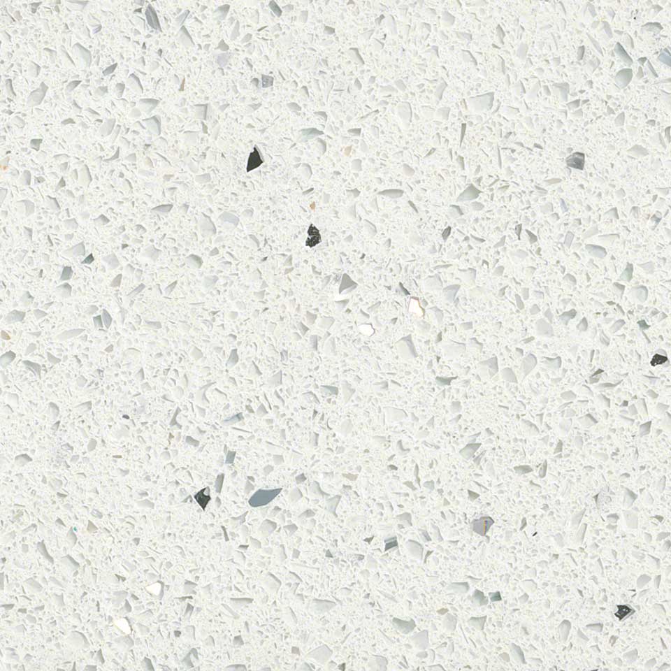 Iced White Sparkling 2cm Quartz quartz surface