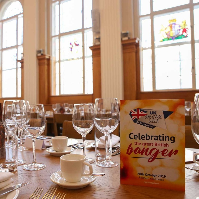 UK Sausage Week kicks off with celebration lunch at Butchers’ Hall