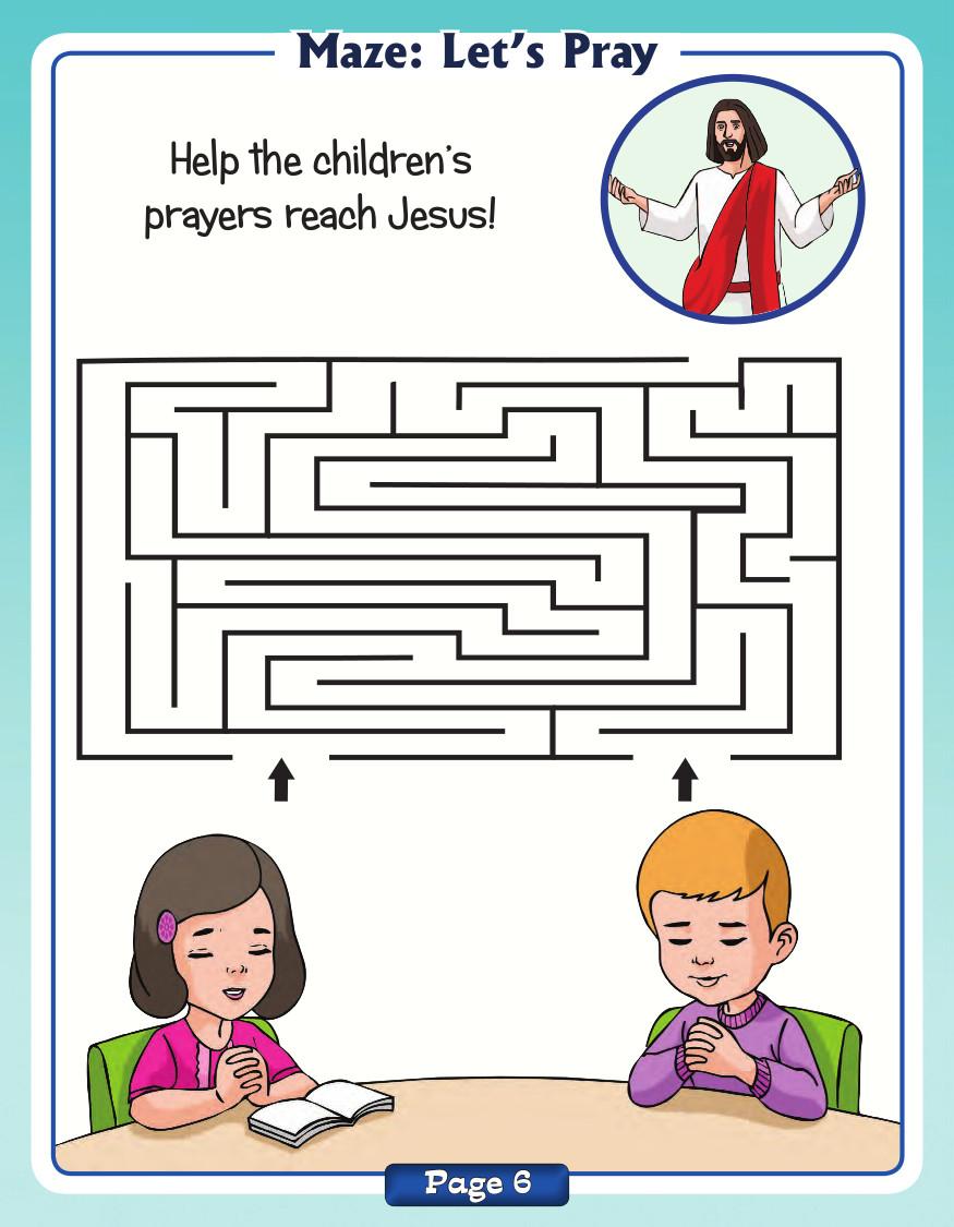 Maze : Let's Pray - CatholicBrain.com