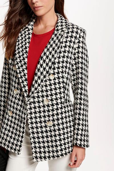 Blazer pied de outlet coq