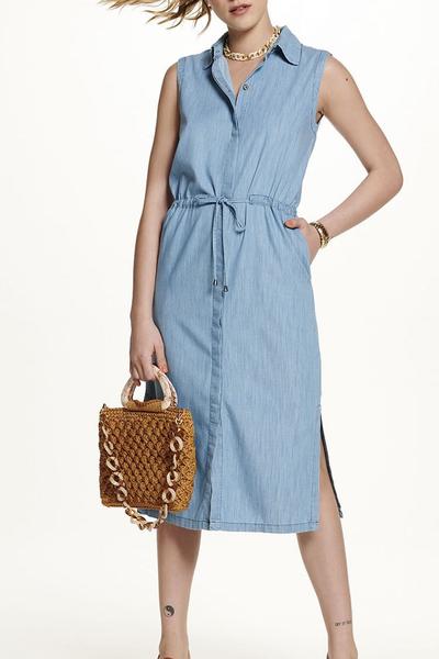 Vestido best sale chambray jeans