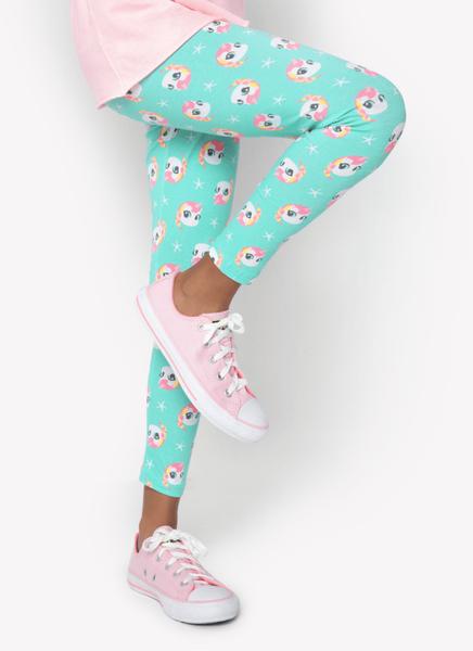 Calça Legging Menina Teen Unicórnio Kawaii - Puket