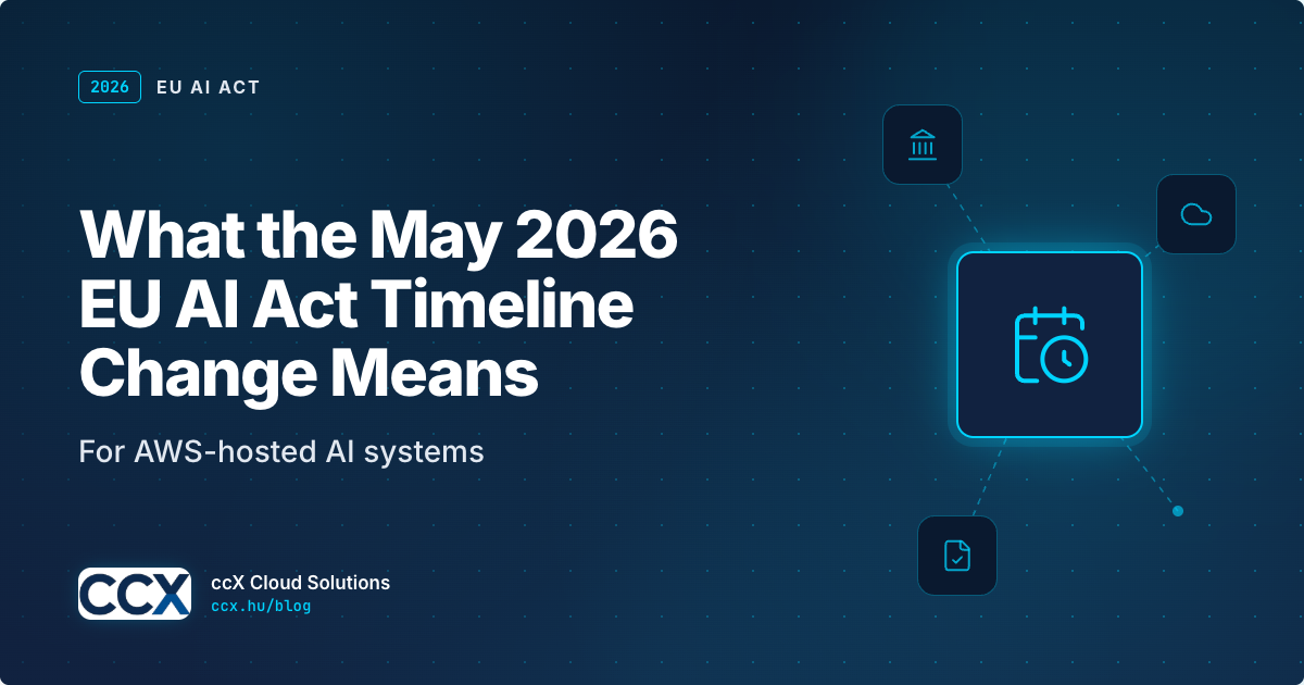 What the May 2026 EU AI Act Timeline Change Means for AWS-Hosted AI Systems