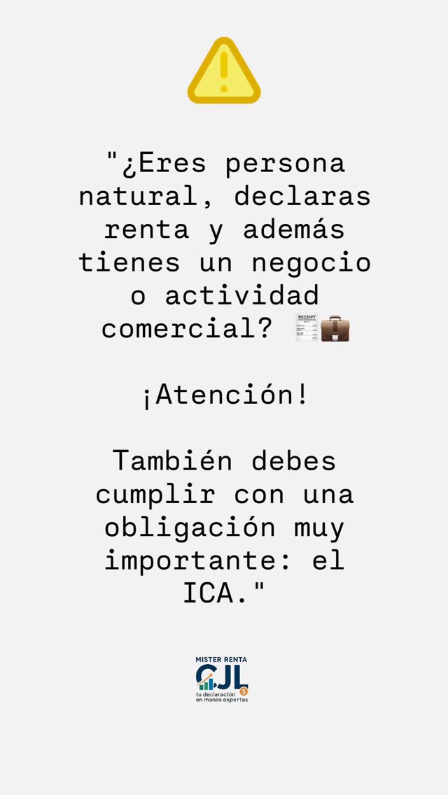 Cumplimiento del ICA para personas naturales en Colombia