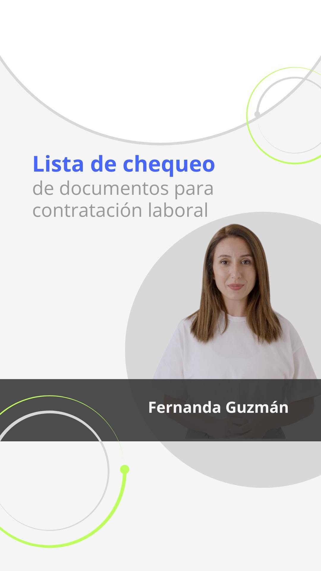 Lista de chequeo para contratación laboral