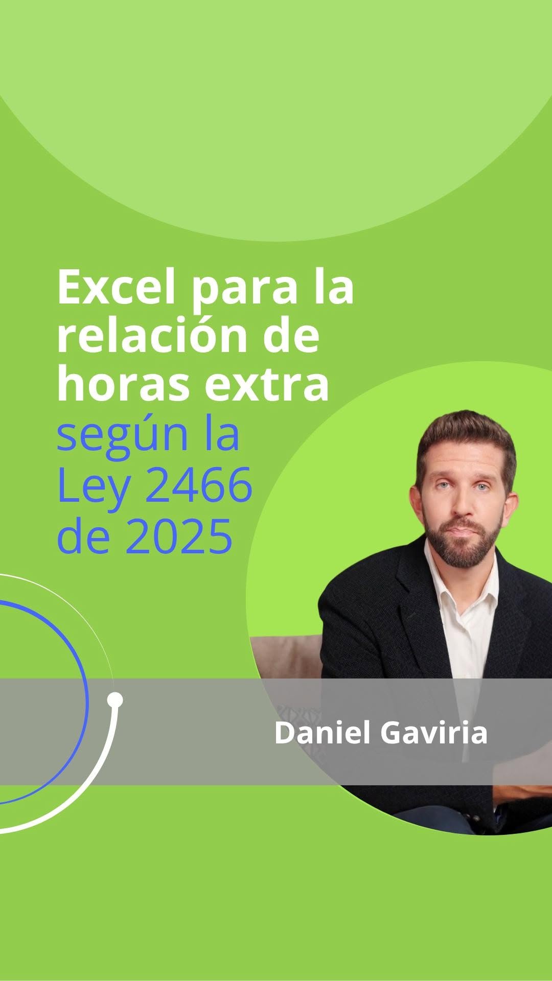 Excel para horas extra según Ley 2466 de 2025