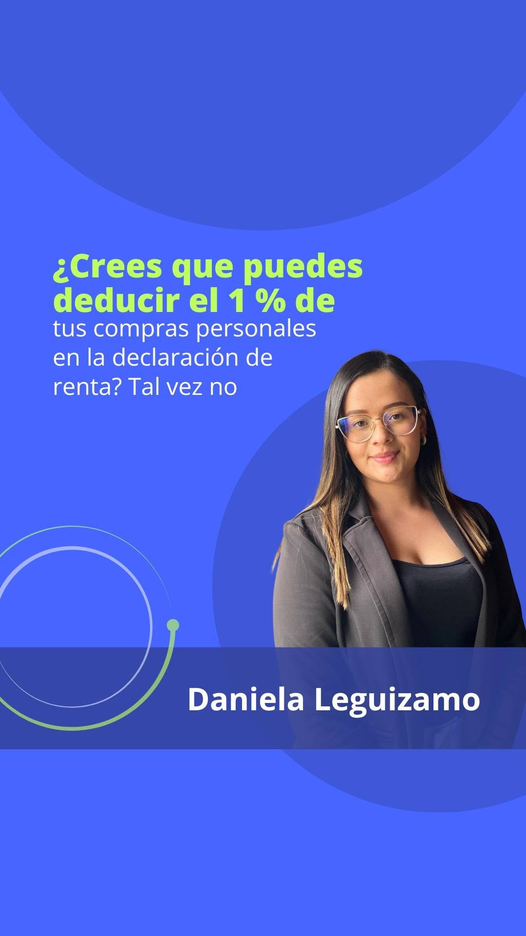 Deducción del 1% en compras personales según la Dian