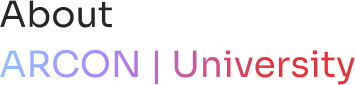 About Arcon University