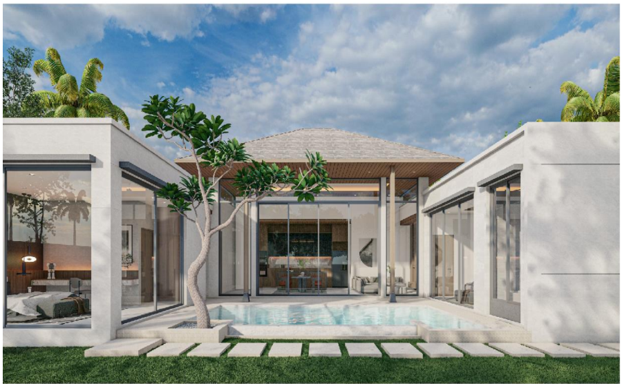 New elegant 3-bedroom pool villa at Koh Kaew