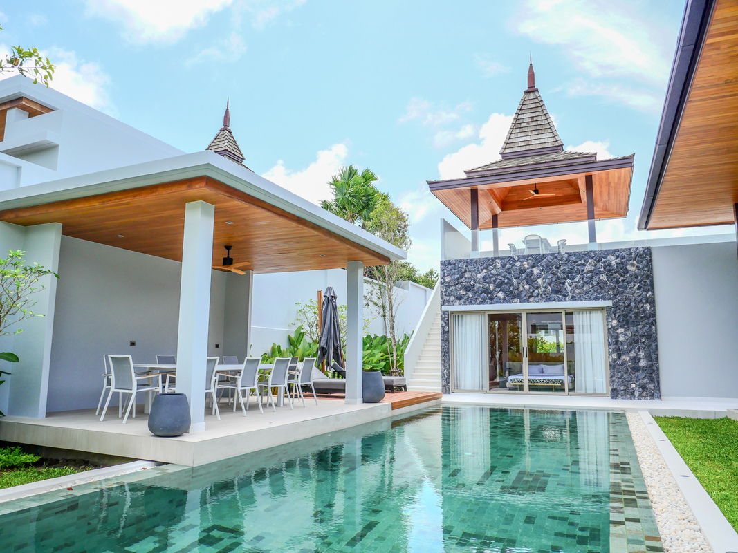 Modern Balinese 4 bedroom pool villa at Layan 