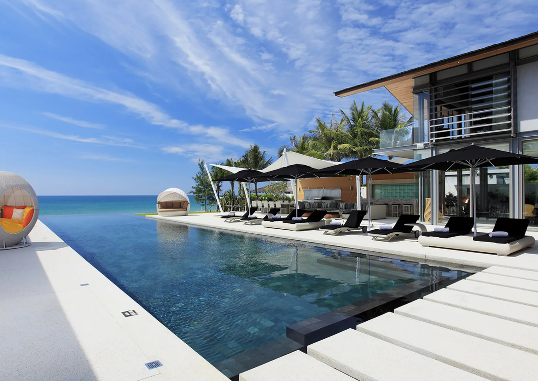 The horizon Natai beachfront villa