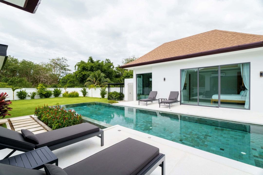 Brand new luxury 4 bedroom pool villa at Mai Khao