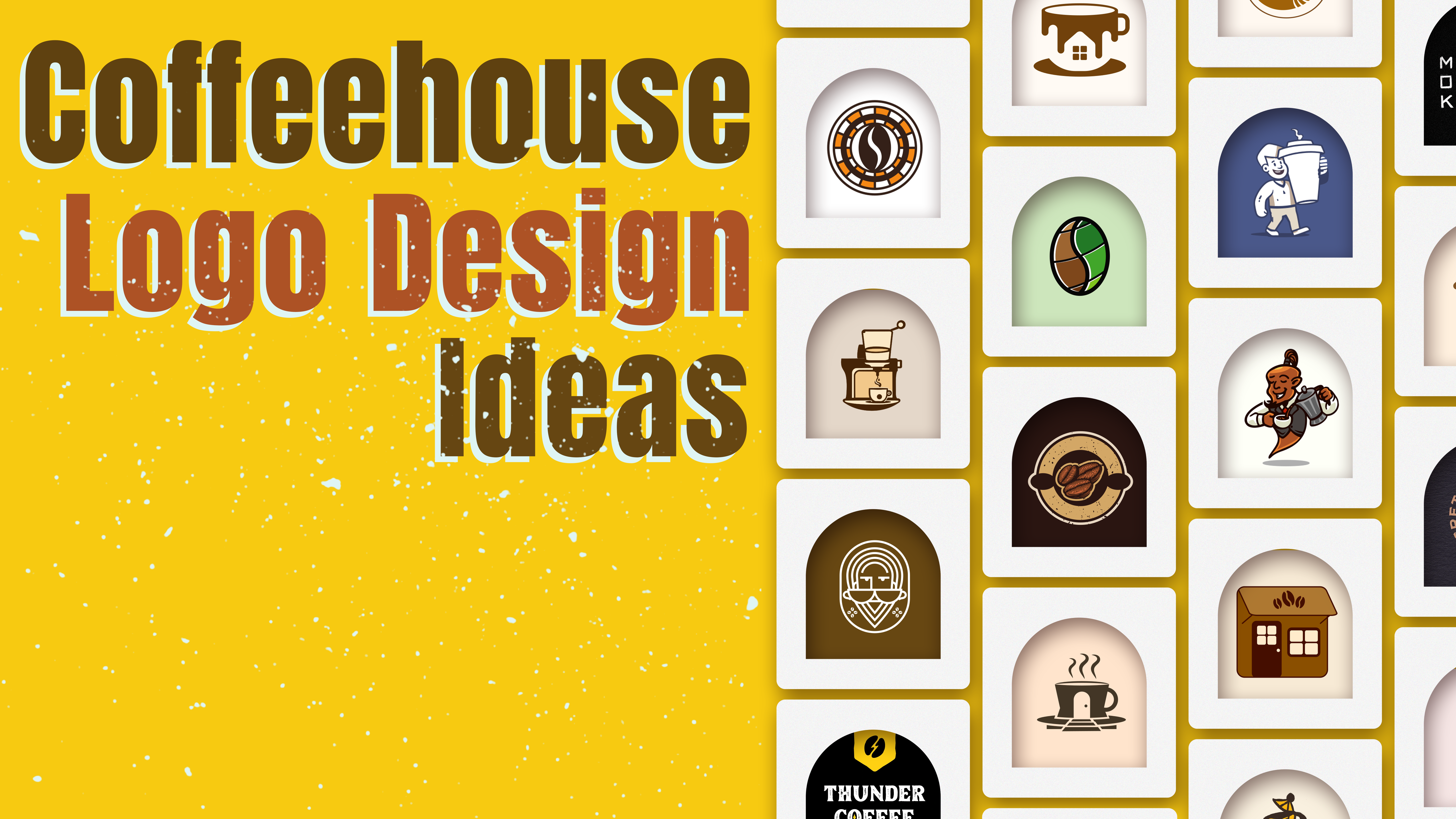 60 Coffeehouse Logos for a Brew-tiful Brand Identity