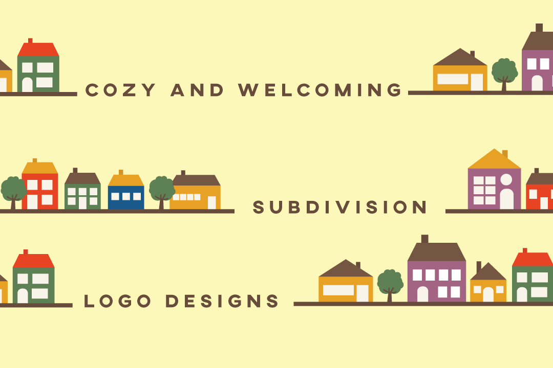 30 Cozy and Welcoming Subdivision Logo Designs