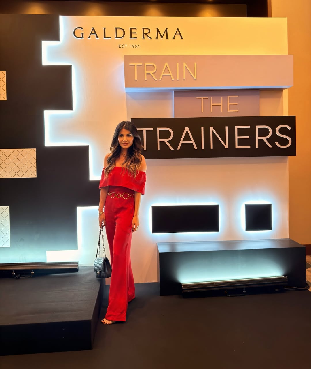 Letícia Lesca no evento Galderma Train the Trainers