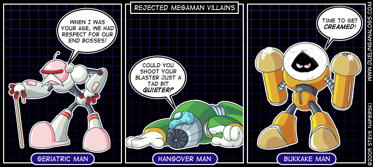 Rejected Mega Man Villains I