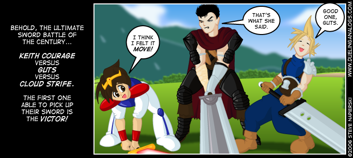 Grandma, what a big sword you have…