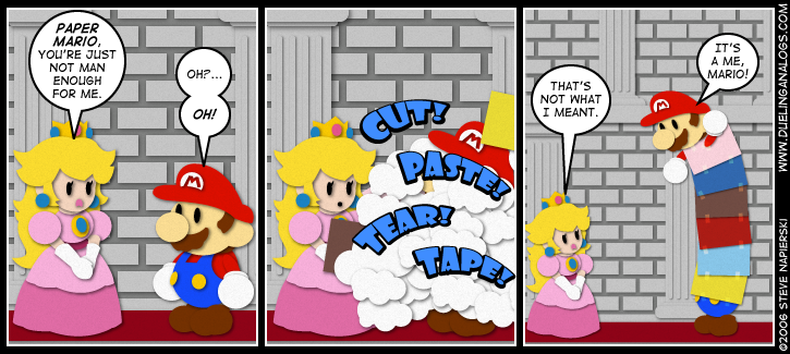 He didn’t make the paper cut